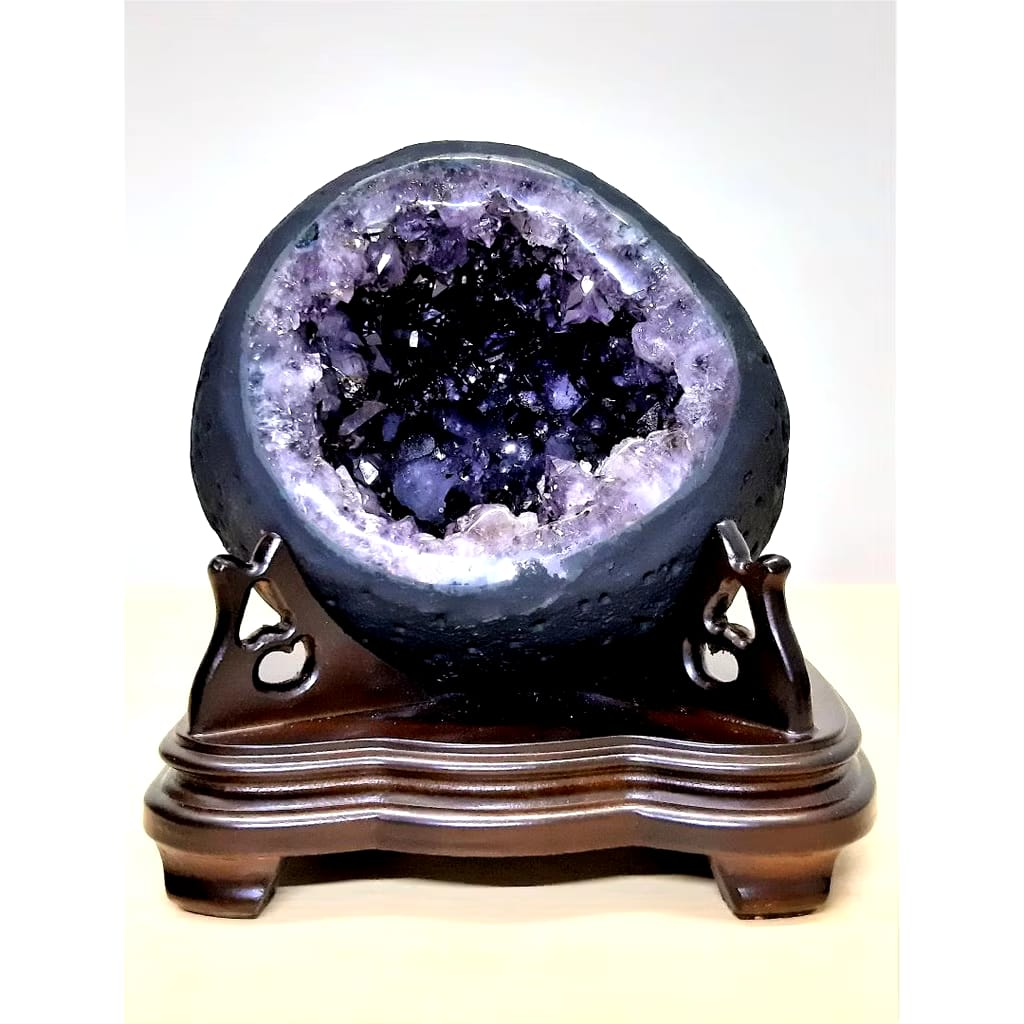 Purple Titanium Amethyst Gorde Cave